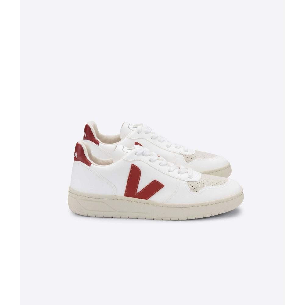 Veja V-10 CWL Tenisky Panske White/Red | SK 323WNB